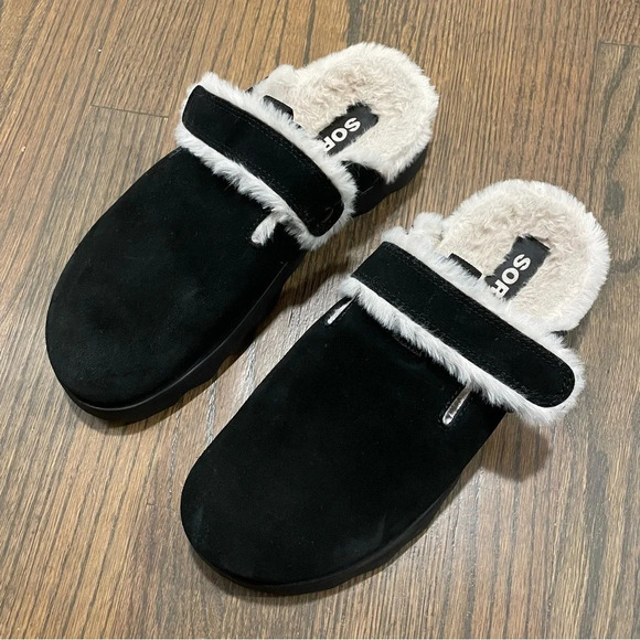 SOREL Women's Viibe Clog Suede Cozy - Picture 12 of 12